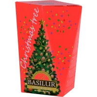 Черный чай Basilur Рождественская елка Красная, картон 85г
